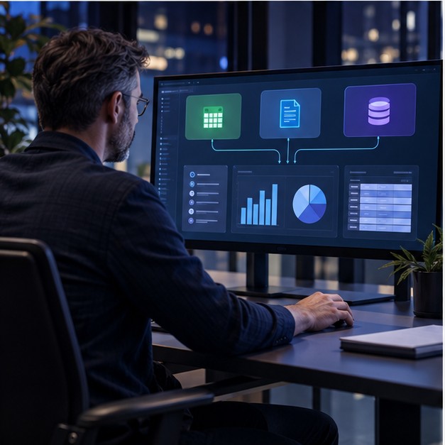 Automated Workspace Dashboards operational workflow