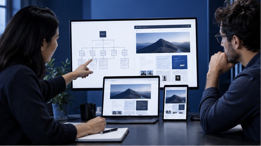 Custom Enterprise & Business Websites operational workflow